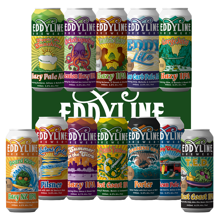 Peachy Keen Adventure Machine Double IPA by Eddyline Brewing LLC