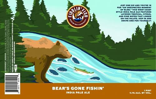 Bear's Gone Fishin' IPA by Fiddlin' Fish Brewing Company