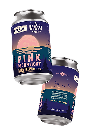 Pink Moonlight by Hanson Brothers Beer Company