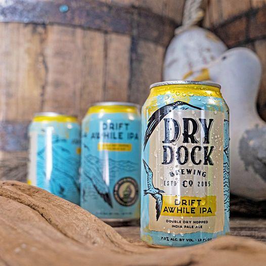 Dry Dock Drift Awhile IPA by Little Apple Brewing Co