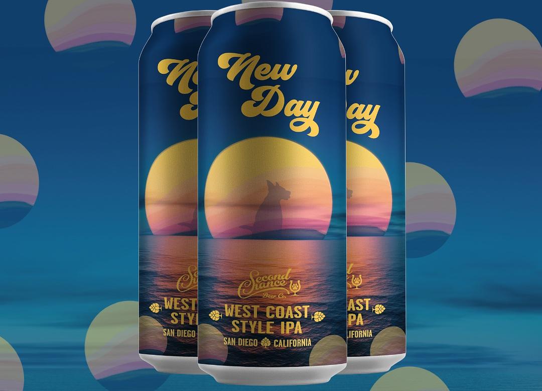 New Day West Coast Style IPA by Second Chance Beer Company