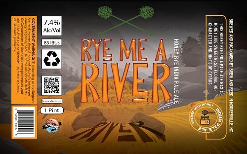 Rye Me The River IPA by Ghostface Brewing Company