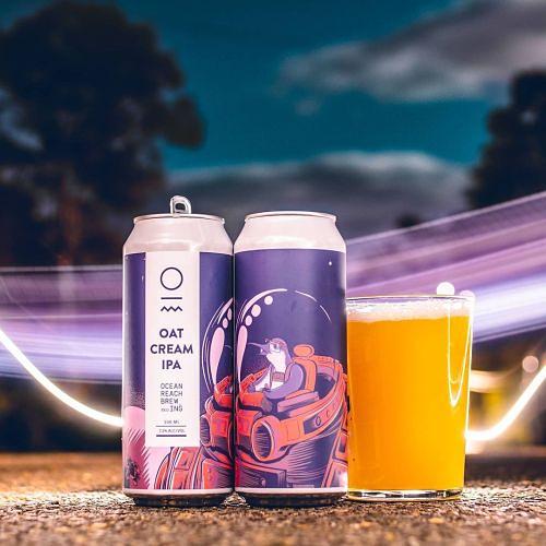 Cloud Break Oat Cream IPA by Ocean Reach Brewing