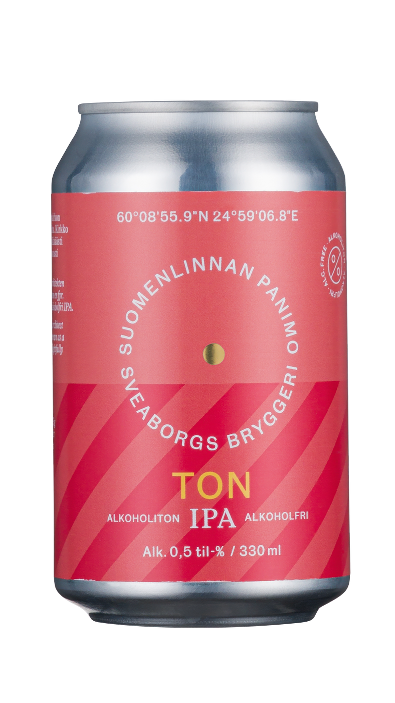 Alkoholiton Ton IPA by Suomenlinnan Panimo