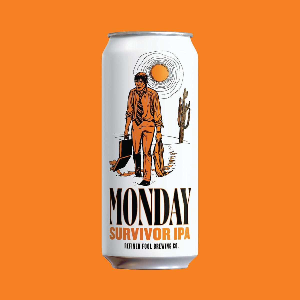 Monday Survivor IPA by Refined Fool Brewing Company