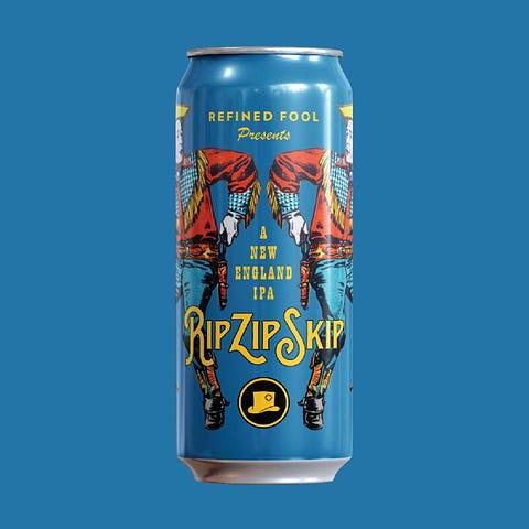 Rip Zip Skip New England IPA by Refined Fool Brewing Company