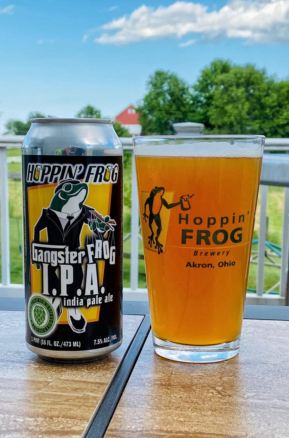 Pineapple Habanero Gangster Frog IPA by Hoppin' Frog Brewing Co