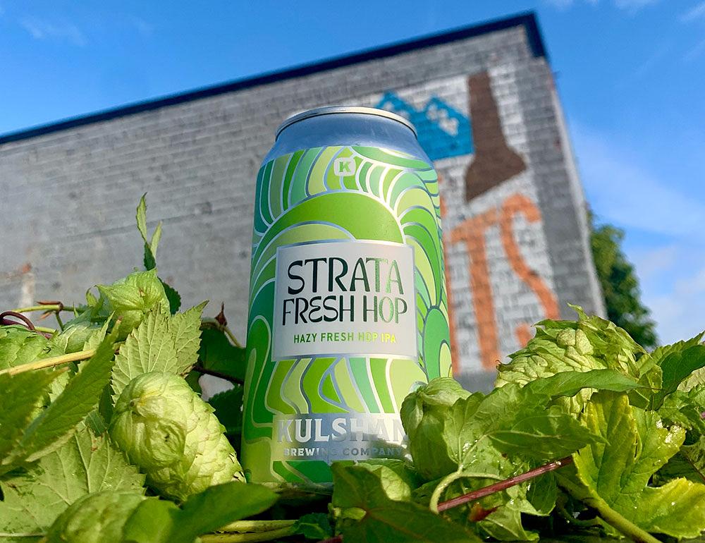 Lysi-Strata Fresh Hop IPA by Island Hoppin' Brewery