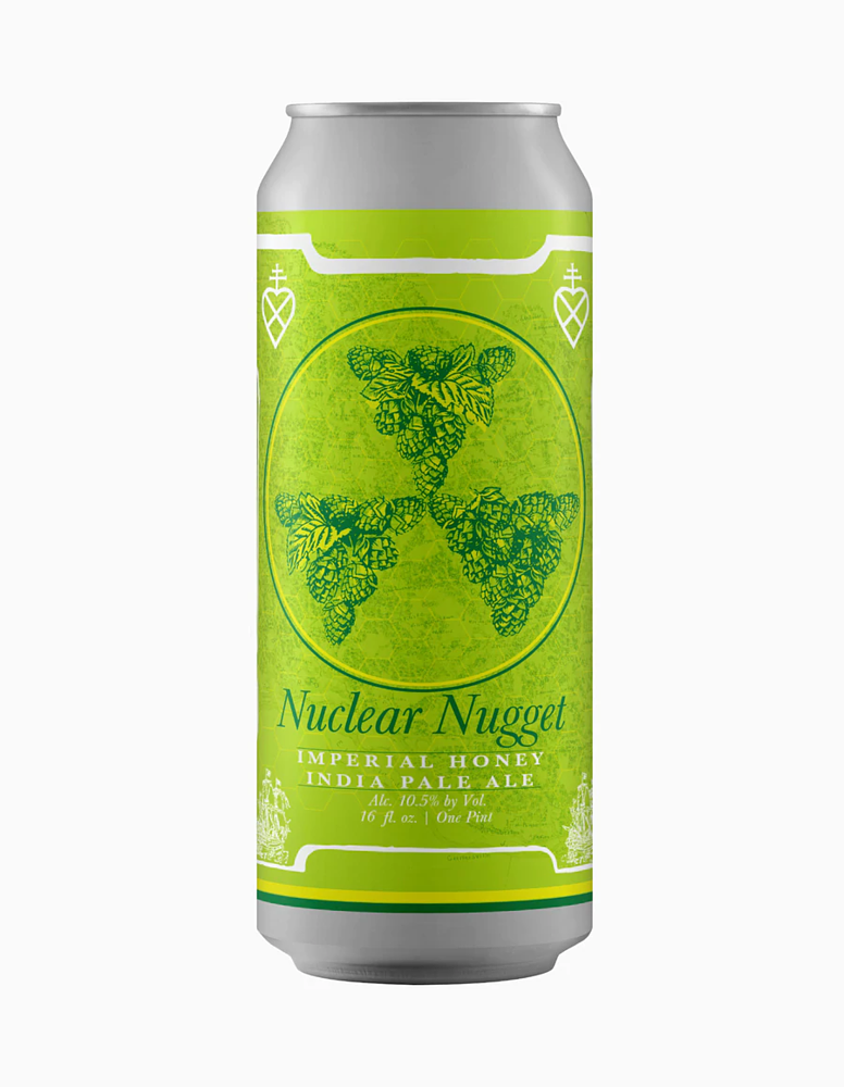 Nuclear Nugget Imperial Honey India Pale Ale by Lickinghole Creek Craft Brewery