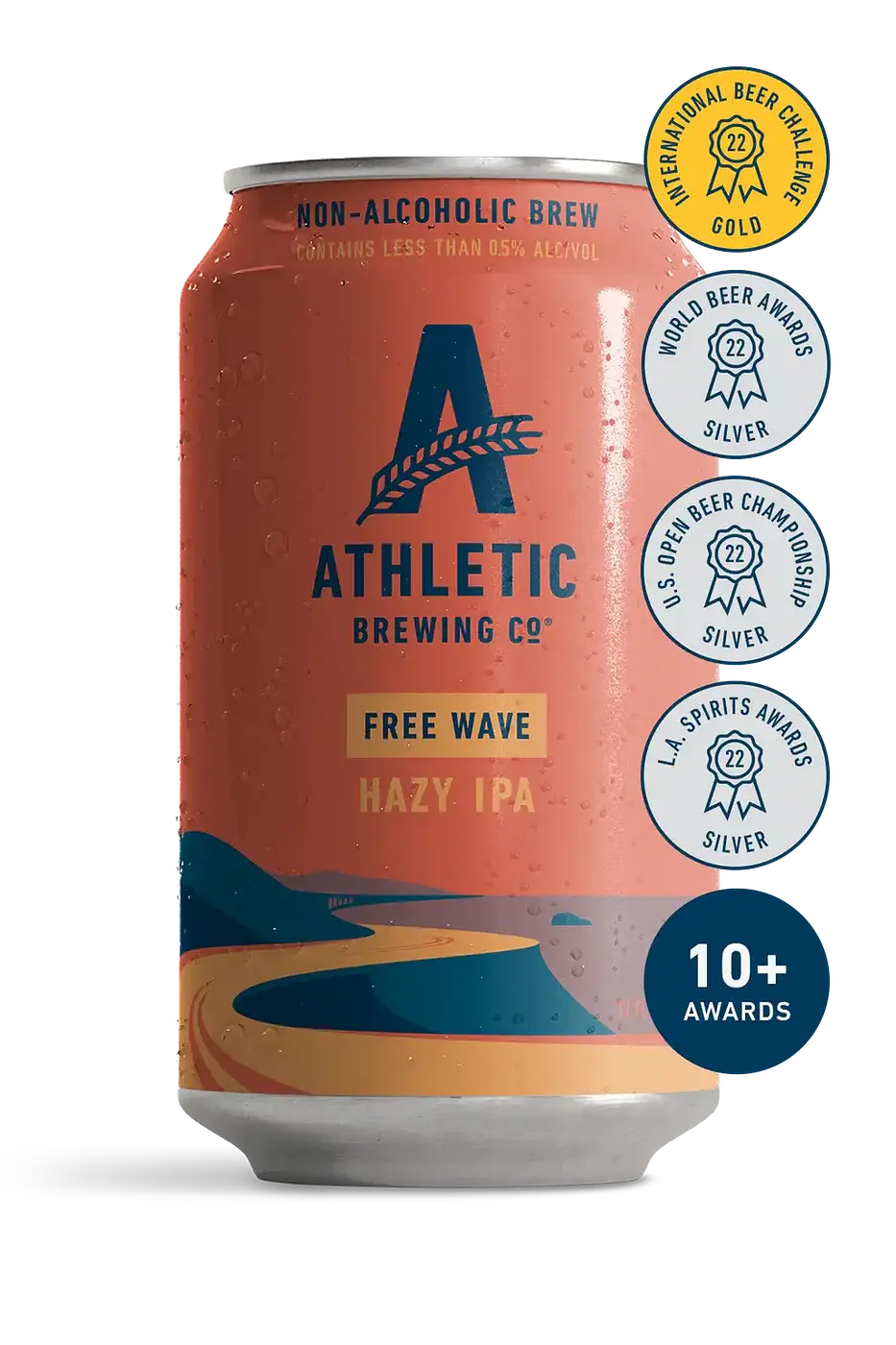 Athletic Free Wave by New Terrain Brewing Company