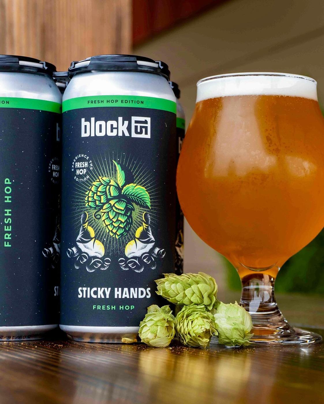 Sticky Hands - Fresh Hop Edition by Block 15 Brewery & Tap Room