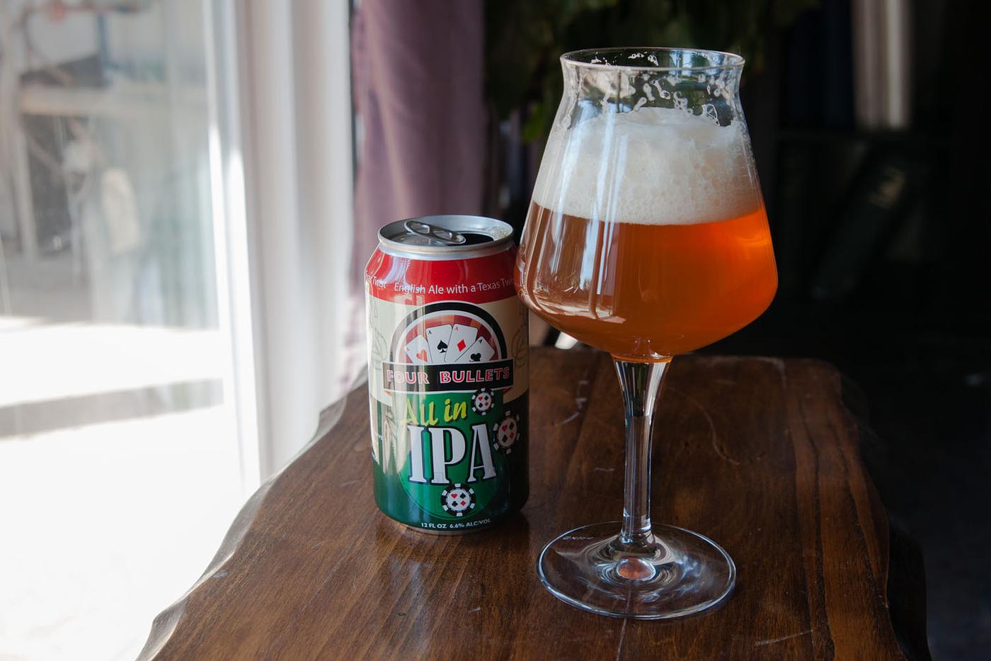 All In IPA by Four Bullets Brewery
