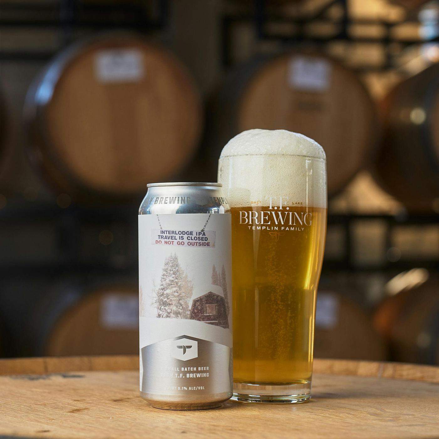 Interlodge IPA DIPA by Templin Family Brewing