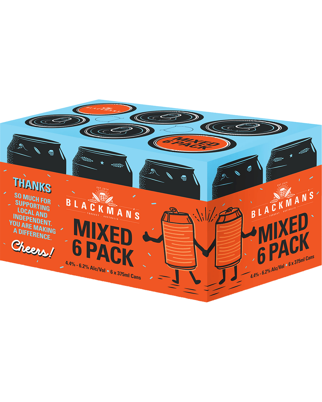 California West Coast Road Trip Mixed 4 Pack by Blackman’s Brewery