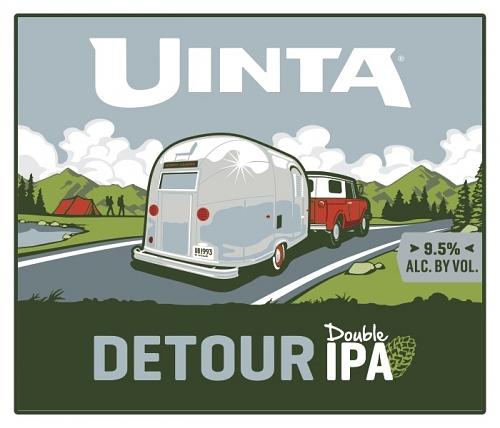 Detour Double IPA by Uinta Brewing