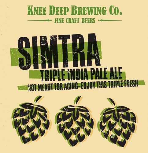 Simtra Triple IPA by Knee Deep Brewing