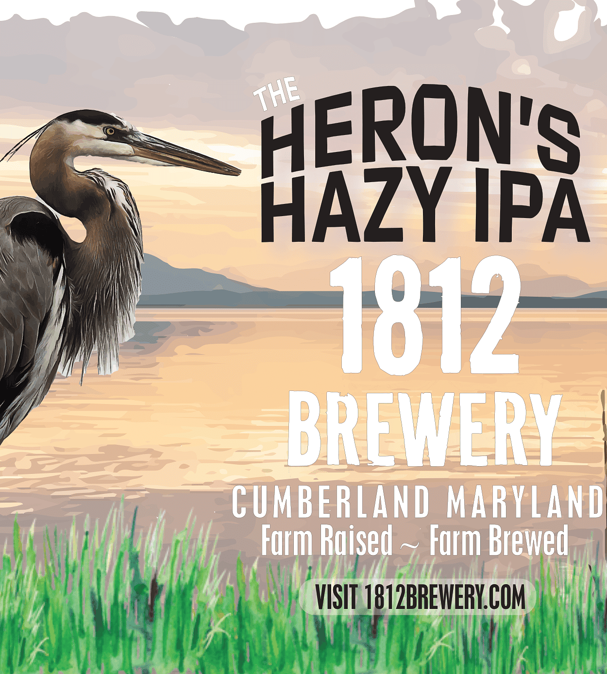 The Heron's Hazy IPA by 1812 Brewery
