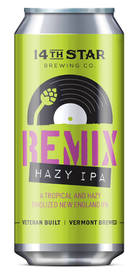 Remix Hazy IPA by 14th Star Brewing