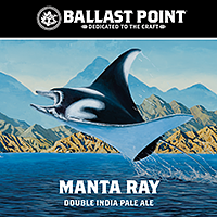 Manta Ray Double IPA by Ballast Point Brewing