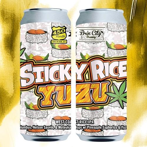 Sticky Rice: Yuzu by 450 North Brewing Company @ Simmons Winery
