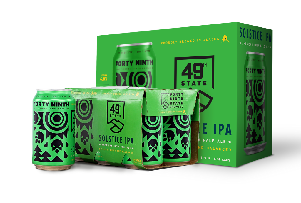 Solstice IPA by 49th State Brewing Co - Ted Stevens