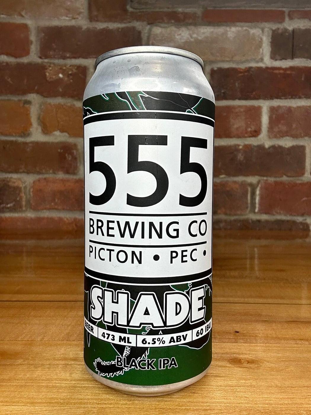 Shade Black IPA by 555 Brewing Co.