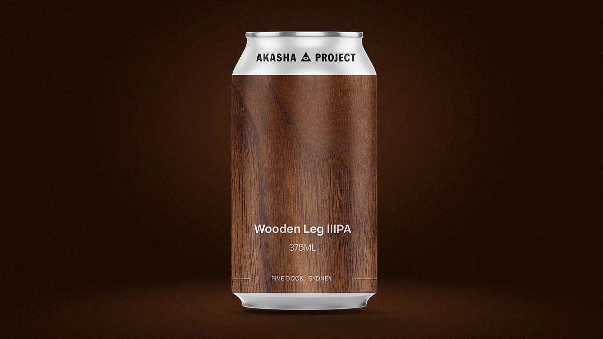 Wooden Leg IIIPA by Akasha Brewing Company