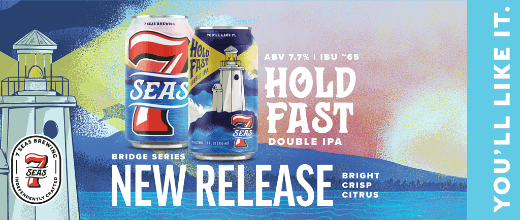 Hold Fast Double IPA by 7 Seas Brewing Co - Gig Harbor