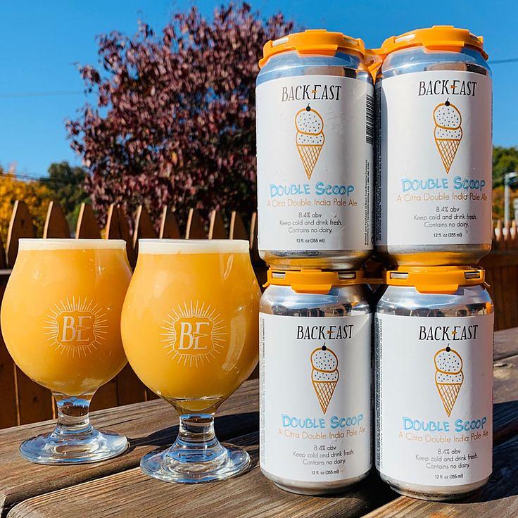 Tropical Double Scoop DIPA by Back East Brewing