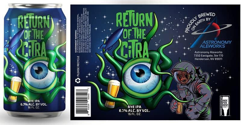 Return of the Citra Rye IPA by Astronomy Aleworks