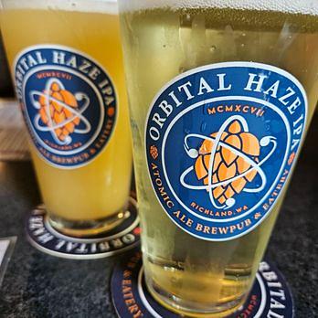 Orbital Haze IPA by Atomic Ale Brewpub and Eatery