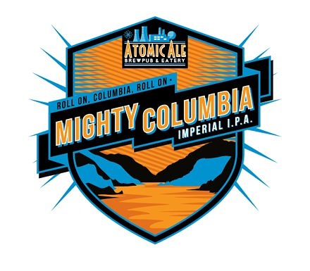 Mighty Columbia Imperial IPA by Atomic Ale Brewpub and Eatery