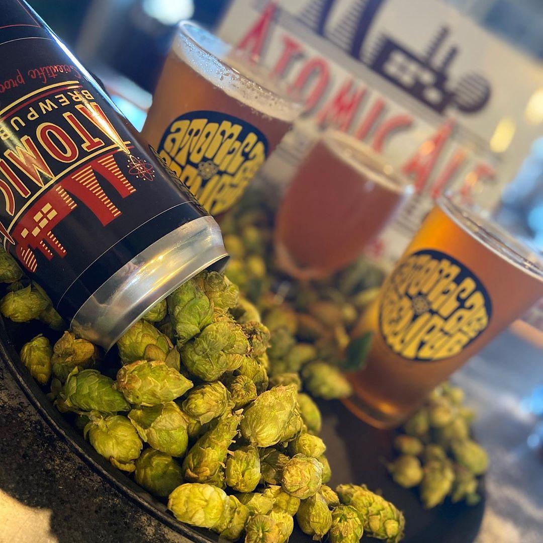 Atom Bustin IPA by Atomic Ale Brewpub and Eatery