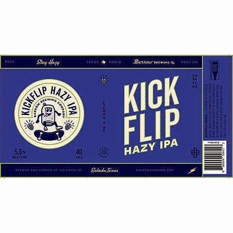 Kick Flip Hazy IPA by Barrow Brewing Company