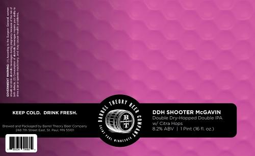 DDH Shooter McGavin by Barrel Theory Beer Company