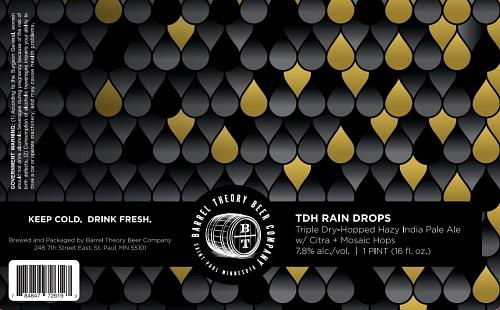 TDH Rain Drops by Barrel Theory Beer Company