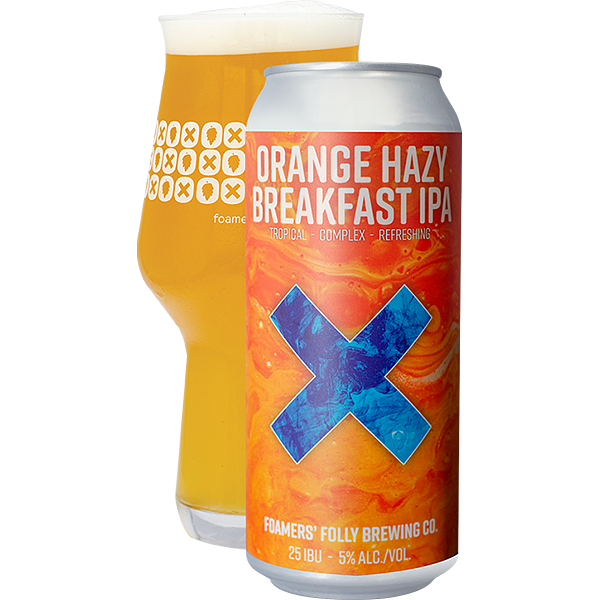 Orange Hazy IPA by Battery Island Brewing Company
