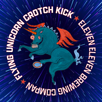 Flying Unicorn Crotch Kick by Belly Love Brewing Company