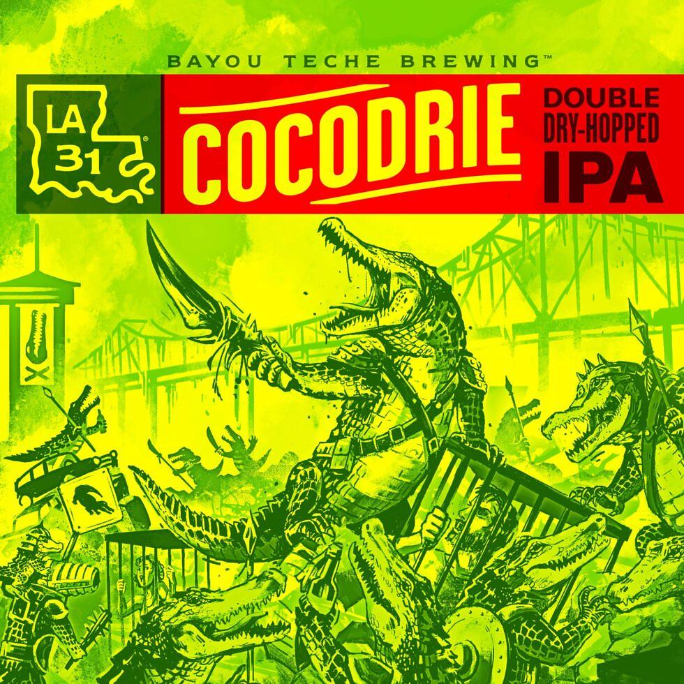 Cocodrie DDH IPA by Bayou Teche Brewing