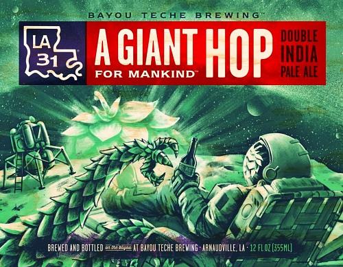 Giant Hop Double IPA by Bayou Teche Brewing