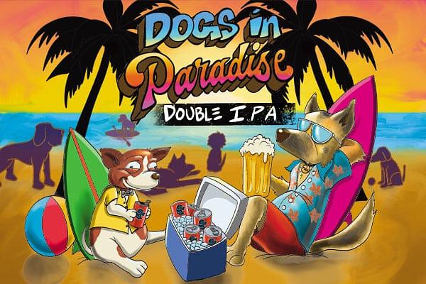 Dogs in Paradise Double IPA by Big Dog's Brewing Co