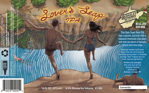 Lover's Leap IPA by Berkeley Springs Brewing Co