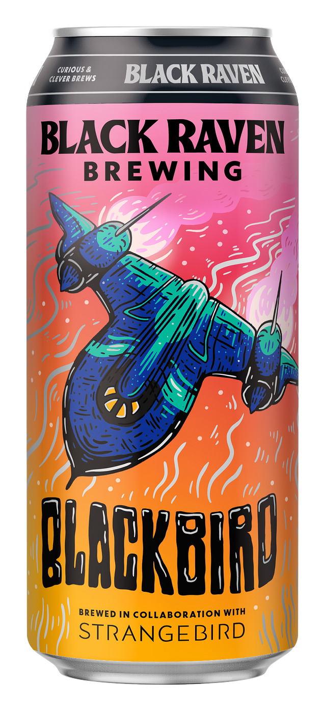 Black Raven X Strangebird Blackbird IPA by Black Raven Brewing Co