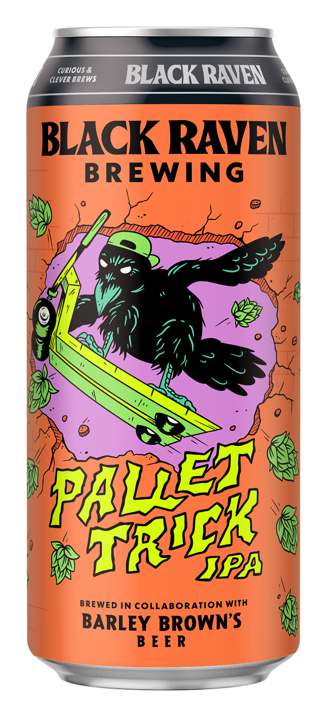 Black Raven X Barley Brown's Pallet Trick IPA by Black Raven Brewing Co