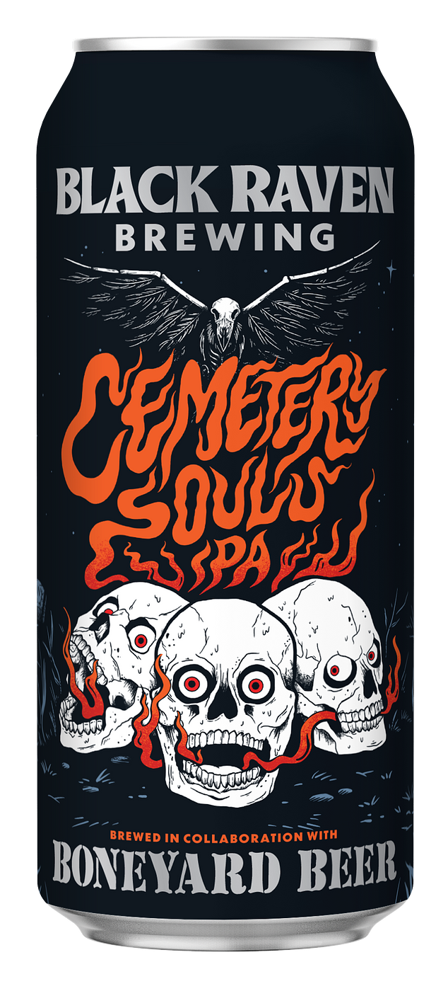Cemetery Souls IPA by Black Raven Brewing Co