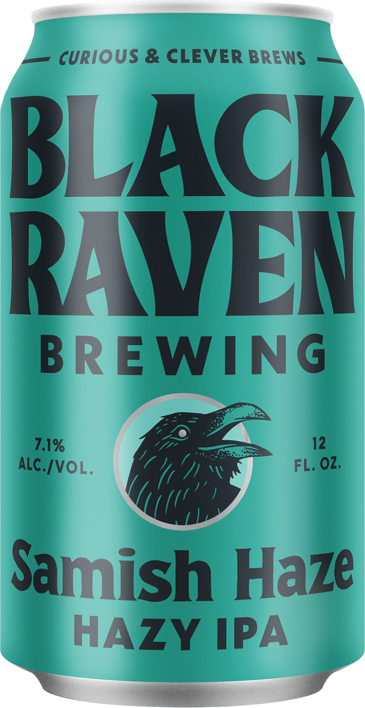 Samish Haze IPA by Black Raven Brewing Co Woodinville