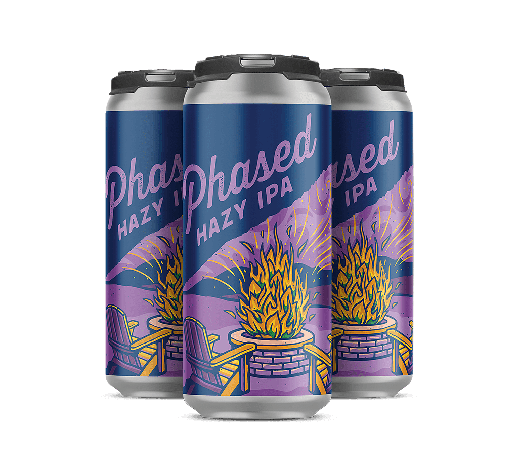 Phased Hazy IPA by Blue Mountain Barrel House and Organic Brewery