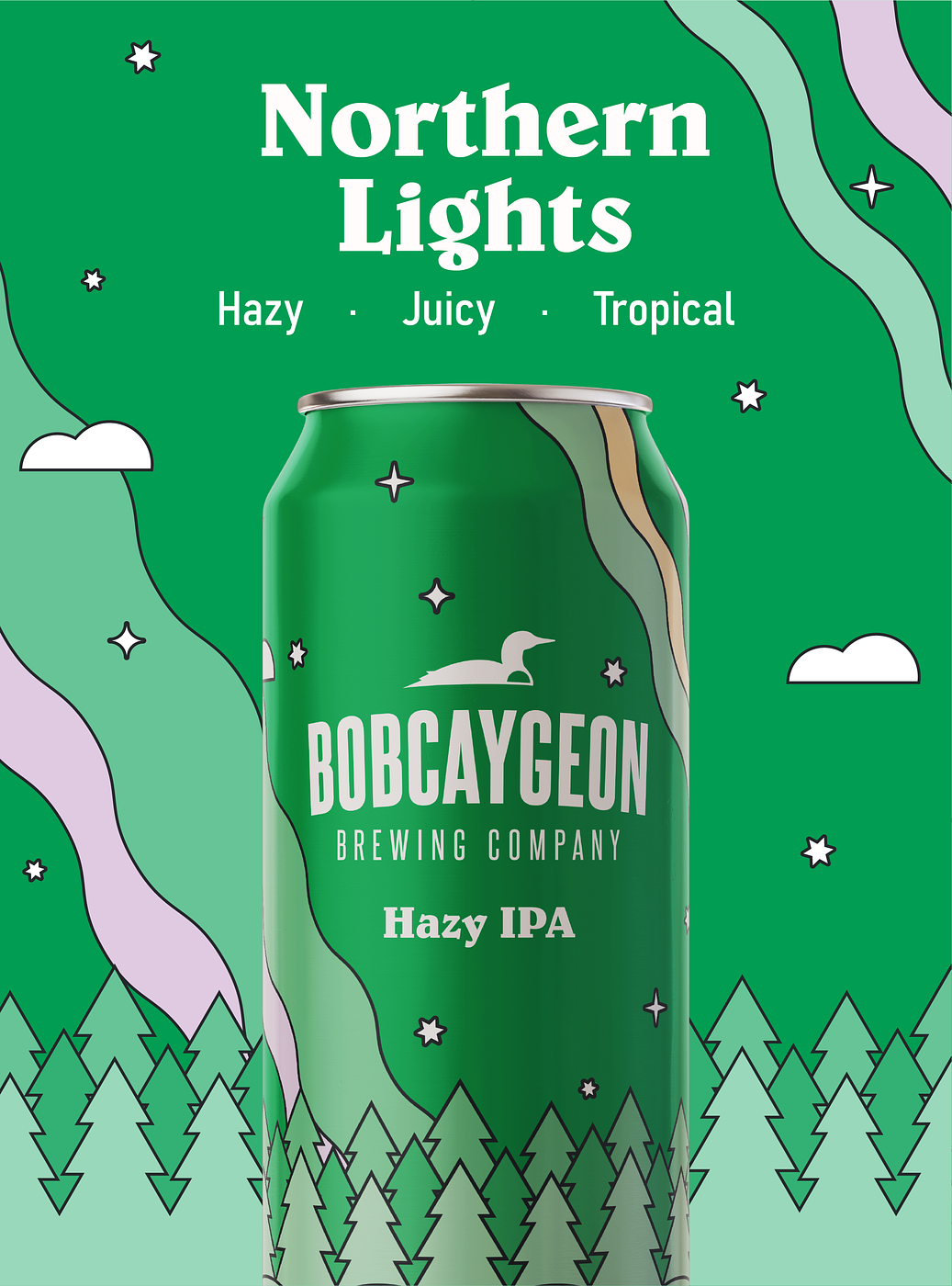 Northern Lights: Hazy IPA by Bobcaygeon Brewing Company