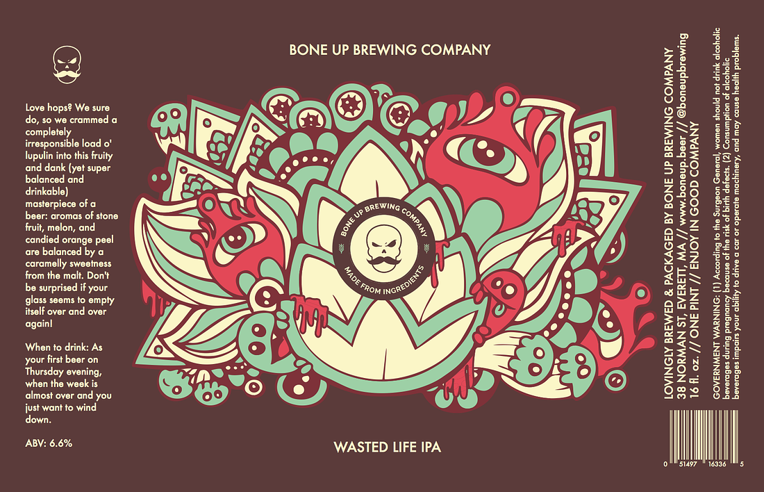 Wasted Life by Bone Up Brewing Co.