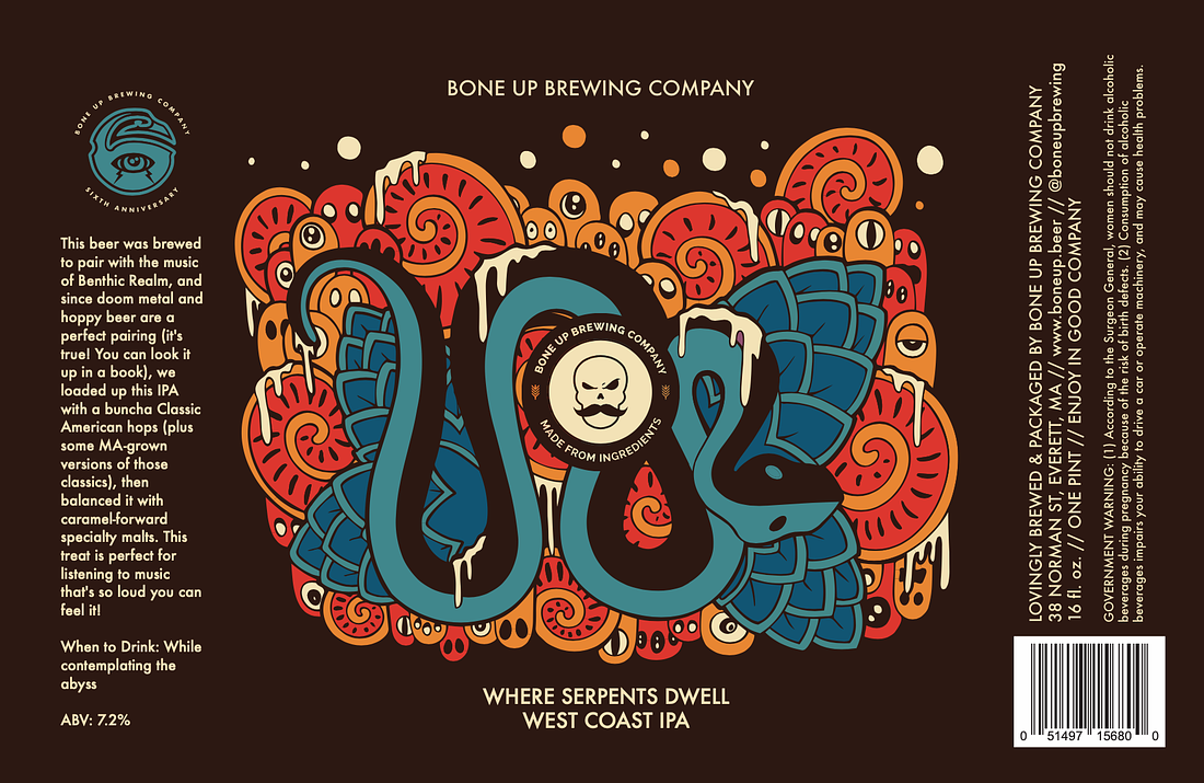 Where Serpents Dwell by Bone Up Brewing Co.
